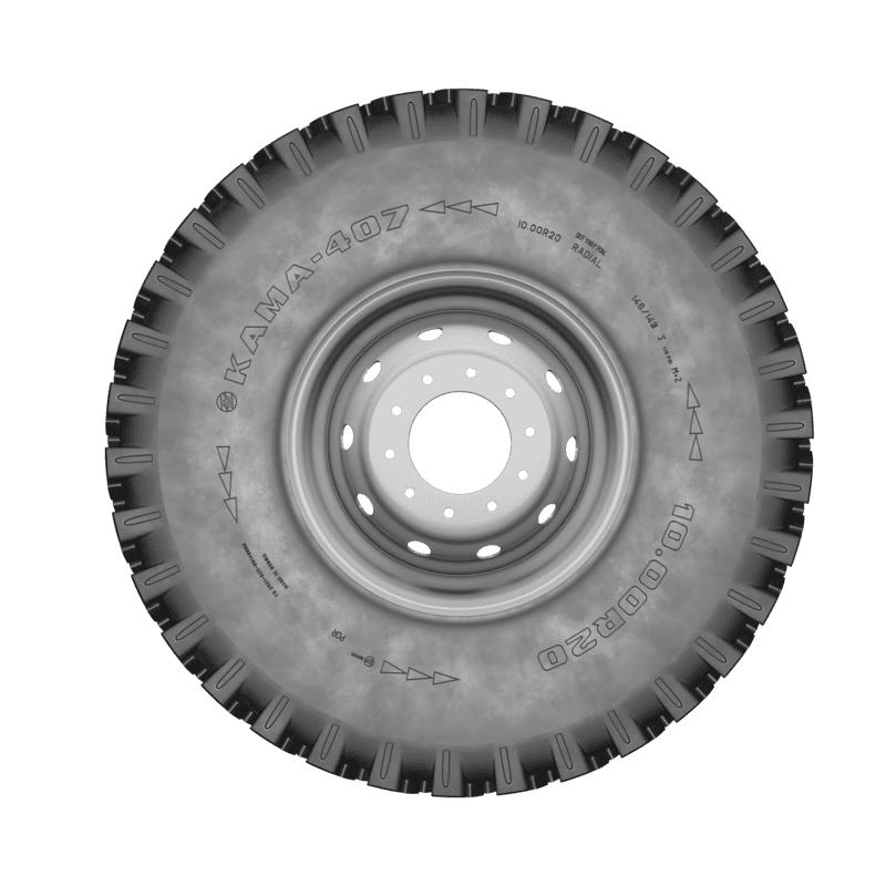 Шина KAMA-407 10.00R20