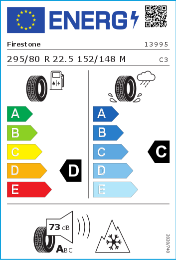 Firestone FD622 295/80R22.5
