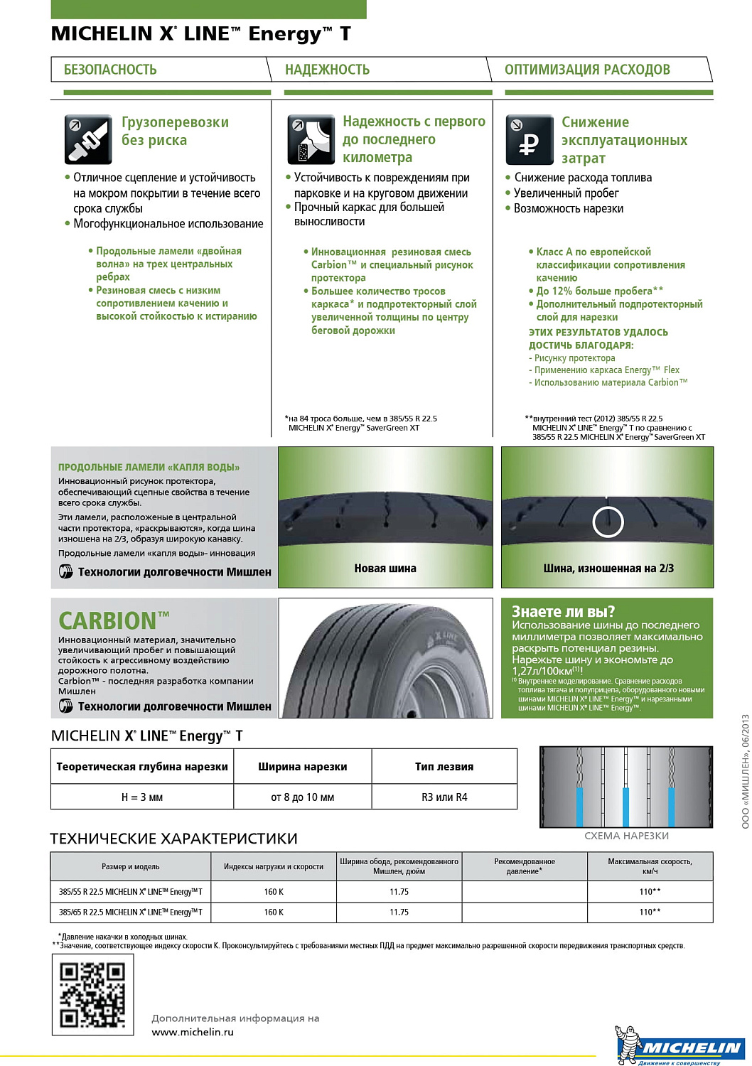 Michelin X Line Energy T 385/65 R22.5