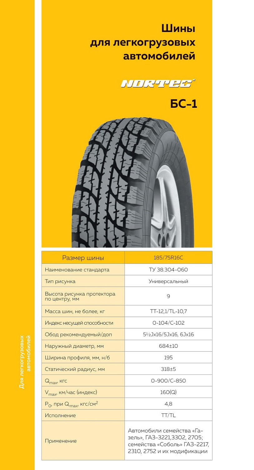 Шина FORWARD PROFESSIONAL БС-1 185/75 R16C 104/102Q